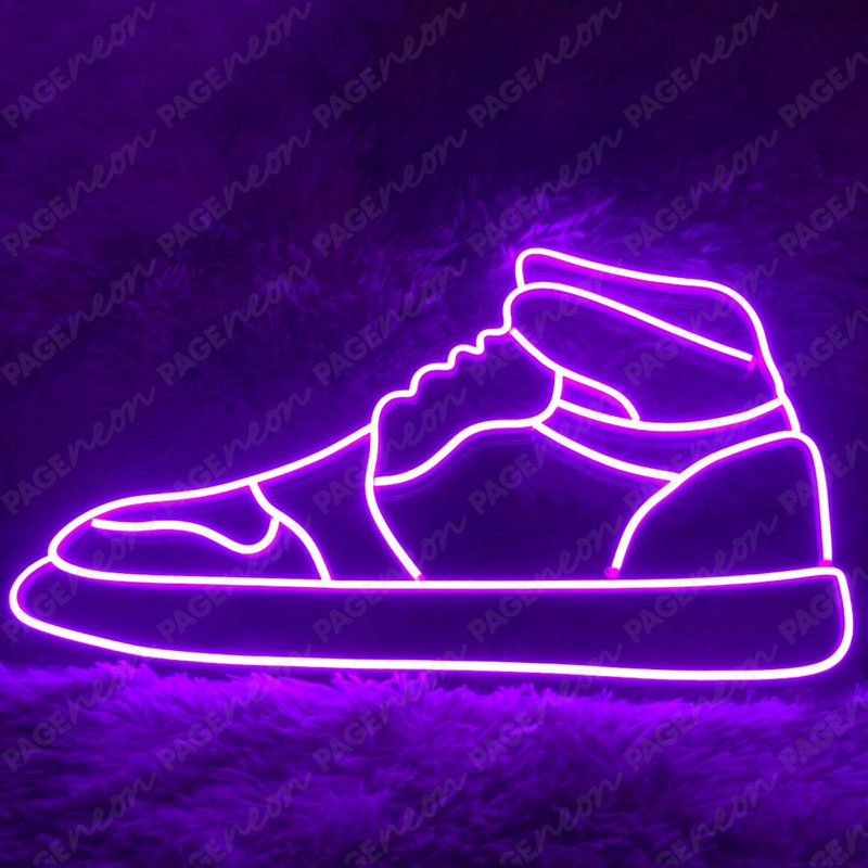 Sneaker Neon Sign Art Shoe Led Light Feature