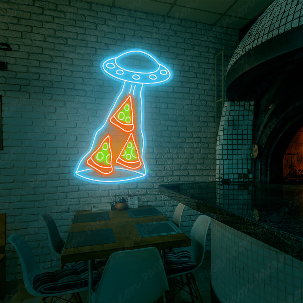 UFO Pizza Neon Sign Restaurant Led Sign 3