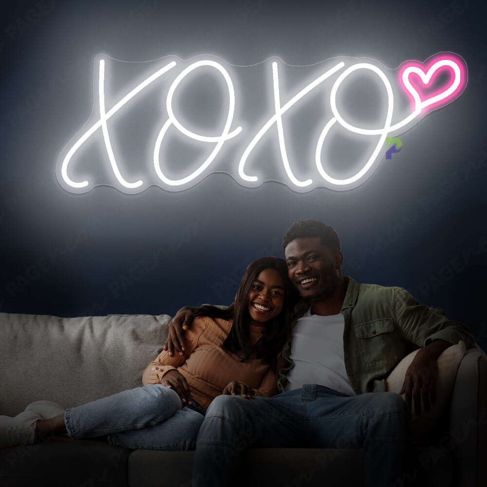 XOXO Neon Sign Love Led Sign - PageNeon