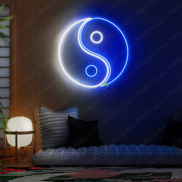 Neon Yin Yang Sign Japanese Led Light
