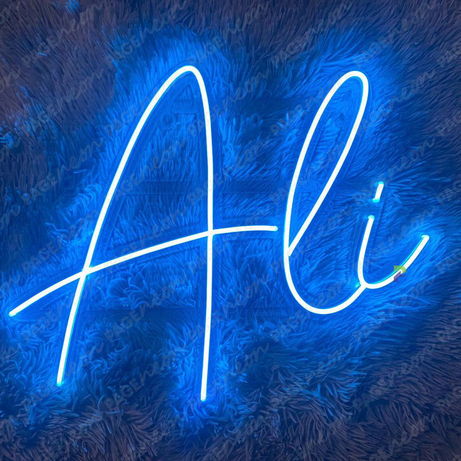 Custom Name Neon Sign Ali