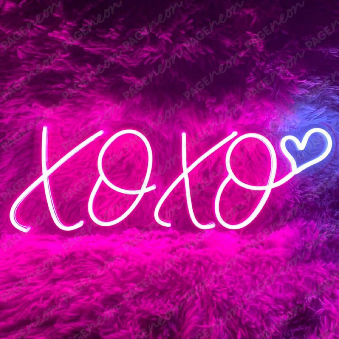 XOXO Neon Sign Love Led Light Feature